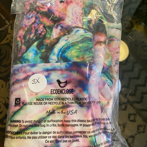 NEW Agstract Apparel Yoga & Athletic Leggings Crystal, Rock, Gem Prints Pastel - Picture 5 of 6